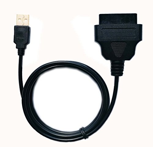 Gooldee OBD2 Female to USB for Mobley & WiFi Hotspot Adapter, 3.3ft OBD2 Car Diagnostic Cable