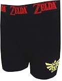 Nintendo The Legend of Zelda Black Boxer Briefs for Men (Large)