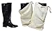 Earthwise Boot Shoe Bag 100% Cotton Made in the USA with Drawstring for storing and protecting boots (Pack of 2)