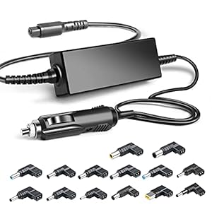 KFD カーチャージャー 車載充電器 98W 汎用ACアダプタ【PSE認証】 14種類のコネクタ