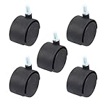 Ted Lele Caster Wheel,5Pcs M8 Thread Screw Stem 2