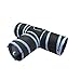 SlowTon Cat Tunnel Toy, Crackle Paper Collapsible Tube Three Connected Run Road Way Tunnel Catnip House with Fun Ball Puzzle Exercising and Playing for Kitten Rabbits and Small Dogs Xmas Gift