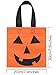 Boao 24 Pieces Halloween Lantern Pumpkin Tote Bags Non Woven Candy Bags for Halloween Party(7.9 x 7.9 Inch)