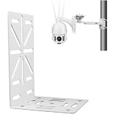 compcctv L-Shape Dome Camera Bracket,Universal Wall Ceiling Mount Bracket for Security CCTV Hikvision Dome Camera, CCTV Security Ball Machine Dome PTZ Camera Mount Bracket