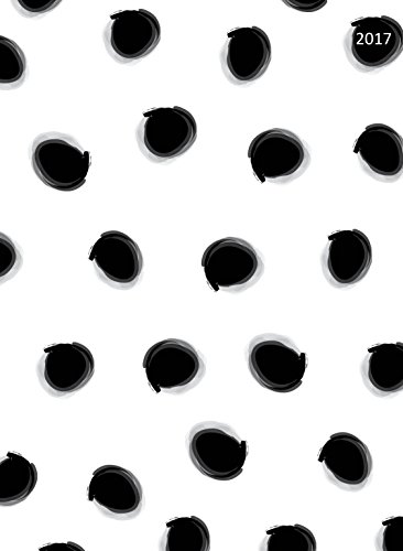 2017 Black Dots 12 Month Simplicity Planner by 
