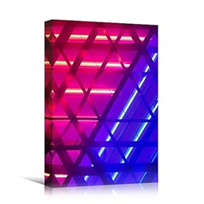signwin Canvas Wall Art Light Patterns Abstract Colorful...