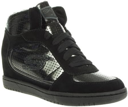 ladies black skechers size 4