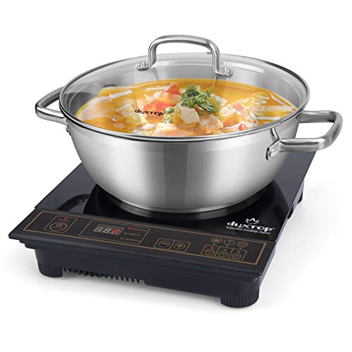 Duxtop 1800W Portable Induction Cooktop, Countertop Burner Included 5.7