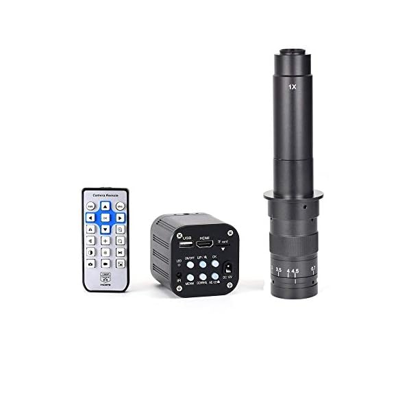 Digitalmikroskop FHD 16MP 4K USB Industrial Electronic Digital Video-Mikroskop-Kamera 130X 180X 300X C-Mount-Objektiv…