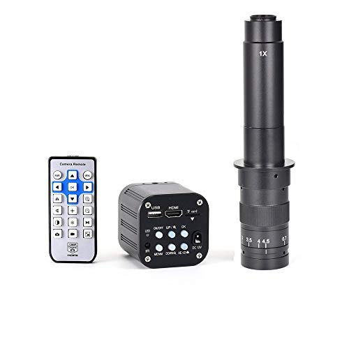 Digitalmikroskop FHD 16MP 4K USB Industrial Electronic Digital Video-Mikroskop-Kamera 130X 180X 300X C-Mount-Objektiv…