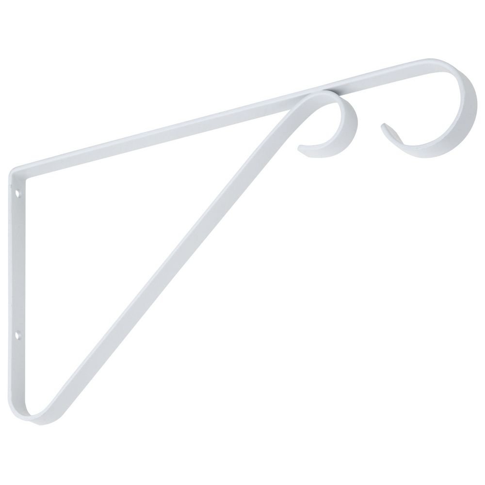 National Hardware N274-571 V2653 Plant Bracket in White,9 Inch