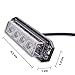 AHAHOO SL001 Amber Strobe Light for Trucks Cars, White