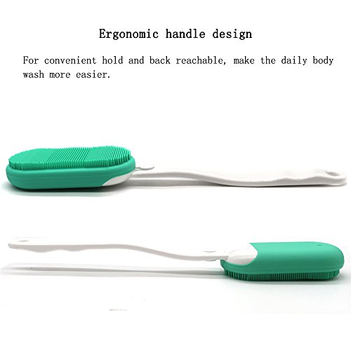 Waterproof Electric Facial & Body Cleansing Brush Kit with Soft Silicone Exfoliating Head and Handle, Scrub System for Face and Muscle Massage by INNERNEED