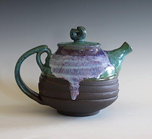 26 oz Ceramic Teapot, Handmade Stoneware Teapot, Ceramic Teapot, ceramics and pottery, pottery teapot, wheel thrown teapot by Kazem Arshi