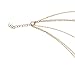 LittleB Layered Necklaces Alloy Feathers Turquoise Boho Necklace Jewelry for women and girls