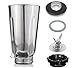 Blendin 5 Cup Replacement Stainless Steel Jar Set, Compatible with Oster & Osterizer Blenders