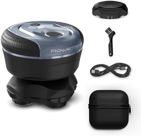 Barber Experience, Afeitadora de Cabeza, 5 cabezales con cuchillas de recubrimiento de titanio, apura hasta 0,1 mm, autonomía de 80 min, resistente al agua, neceser de viaje, TN3110E0