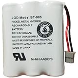 JGD BT-905 BT-800 BBTY0663001 Battery Compatible with Uniden BT905 BT800 BT-1006 BP-905BBTY-0444001 BBTY-0449001 Panasonic P-P501 P-P508 at&T 200 24032 Cordless Telephones