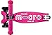Micro® Maxi Deluxe, Original Design, 3 Wheel Scooter, 5-12 Years, Weight 2.5 kg, Load up to 70 kg, Height 67-91 cm, ABEC 9 Bearings, Non-Slip Platform (Bubblegum Pink, One Size)