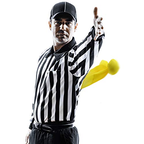 image for Gejoy 6 Pieces Football Penalty Flag Tossing Flags Sports Fan Set Pena