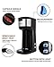 Coffee Maker, HAMSWAN K Cup Coffee Maker for K-Cup Pod & Ground Coffee, Coffee Machine with Self Cleaning Function (Black)