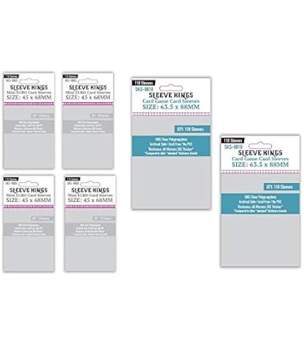 frosthaven card sleeves set Amazon.com: Frosthaven -Standard Compatible Card Sleeve Bundle : Toys &  Games