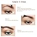 Waterproof Microblading Eyebrow Pen Eyebrow Pen-Liquid Eyebrow Tint Pen with Fork Tip Eyebrow Pen Creates Natural 3D Eyebrows(4#Black)