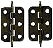 Amerock | Cabinet Hinge | 2-11/16 inch (68 mm) Length Hinge | Antique Brass | 2 Pack | Non Self-Closing Hinge | Butt Hinge | Cabinet Door Hinge