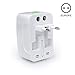 MAXAH Surge Protector All in One Universal Worldwide Travel Wall Charger AC Power AU UK US EU Conversion Plug Adapter Adaptor