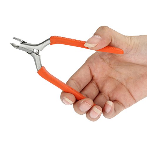 Gold Happy Stainless Steel Toe Nail Clippers- Cutter Tools, Nail Art Toes Care, Ultra-thin Foldable, Ergonomically Designed, Toe Nail Clippers, Random Colors