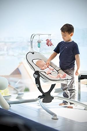 Babymoov Swoon Up Alu Transat Bebe Reglable En Hauteur Rotation 360 Amazon Fr Bebes Puericulture