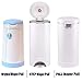 Diaper Pail Refills Bags (1020 Count, 34 Pack) Fully Compatible with Arm&Hammer Disposal System Snap, Seal and Toss Refill Bags(Blue)(Diaper Pail Refills 34 Bags)
