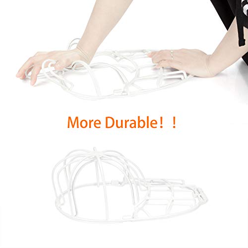 YEENOR 2-Pack Cap Washer,Hat Washer,Baseball Hat Cleaner/Cleaning Protector,Ball Cap Washing Frame Cage Hat Washing Holder,Ball Cap Sport Hat Visors Shaper/Organizer for Washing Machine - Thumbnail 3