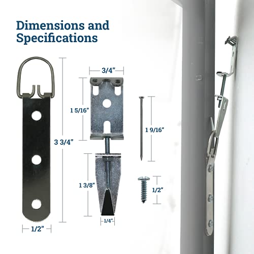 Mirror Hanging Kit with Hangers and Leveling Hardware 100 lbs Heavy