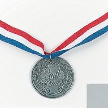 "2nd place" silver medal (6 pieces) - bulk