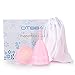 Menstrual Cups, OTBBA 2 Pack Pre Childbirth Soft Period Cup