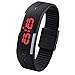 Ryanwayland® 2015 Top New Lots Of 10 Silicone Rubber Gel Jelly Unisex LED Wrist Watch Bracelet