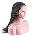ATOZWIG Glueless African American Women Wig with Thin Micro Braids Synthetic Hair Braided Lace Front Wig in Stock
