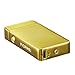 FORHU Windproof Flameless Electronic Pulse Arc Cigarette Lighter USB Charging Cigar Lighter Rechargeable (Gold ice)