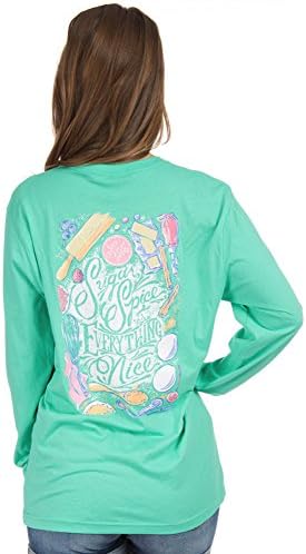 Lauren James L/S Sugar &amp; Spice Seafoam XL Womens Shirt