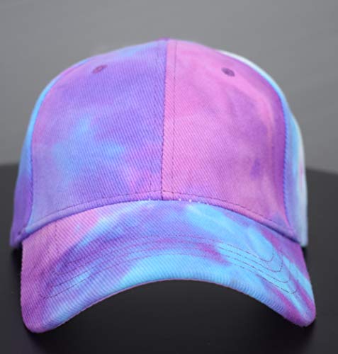 Distressed Cotton Dad Hat Baseball Cap, Sun Visors Adjustable Size,New Tie-Dyed Baseball Caps for Men and Women (BLM03)