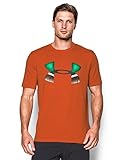 Under Armour Men's Mallard Logo T-Shirt, Rodeo Orange/White, X-Large