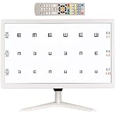 AISITESY Vision Meter Digital 19" LCD Electronic Optical Vision Meter with 44+ Visual Targets and 5 Display Methods Optometry Projector with Remote Control