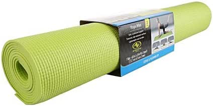 green yoga mat