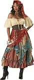 InCharacter Costumes, LLC Fortune Teller Dress, Tan/Red/Blue, Medium, Online Clothing Store