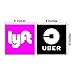 Lyft Sign Magnet - 3 Premium Magnets Bulk Pack - [5