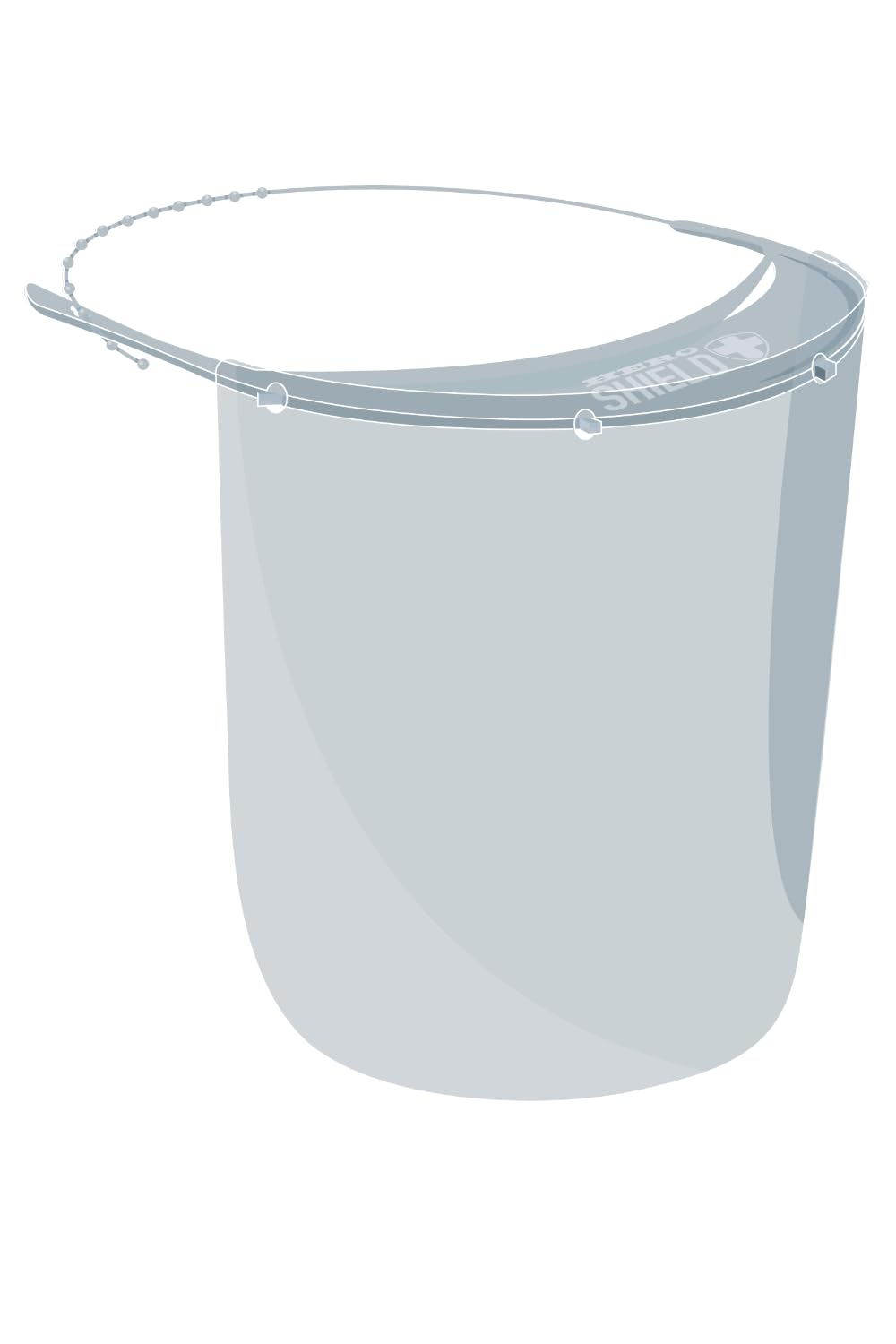 Denman Reusable Hero Face Shield (5 Pack)