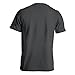 Dion Wear Mens Graphic T-Shirts - Spartan Warrior Short Sleeve T-Shirt, Charcoal, Large