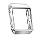 bayite Tup Case Compatible Fitbit Ionic, Rugged Protector Cover Protective Frame Shock Resistant Shell, Silver