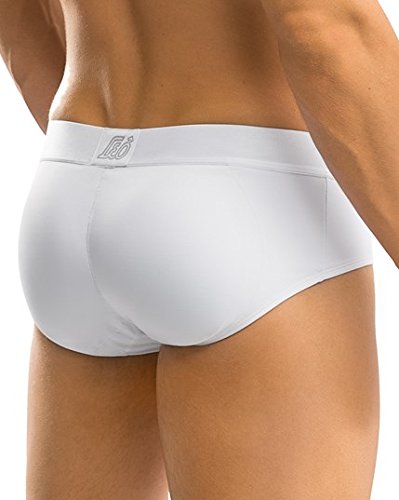 Leo Men s Padded Butt Enhancer Brief- Leo White M